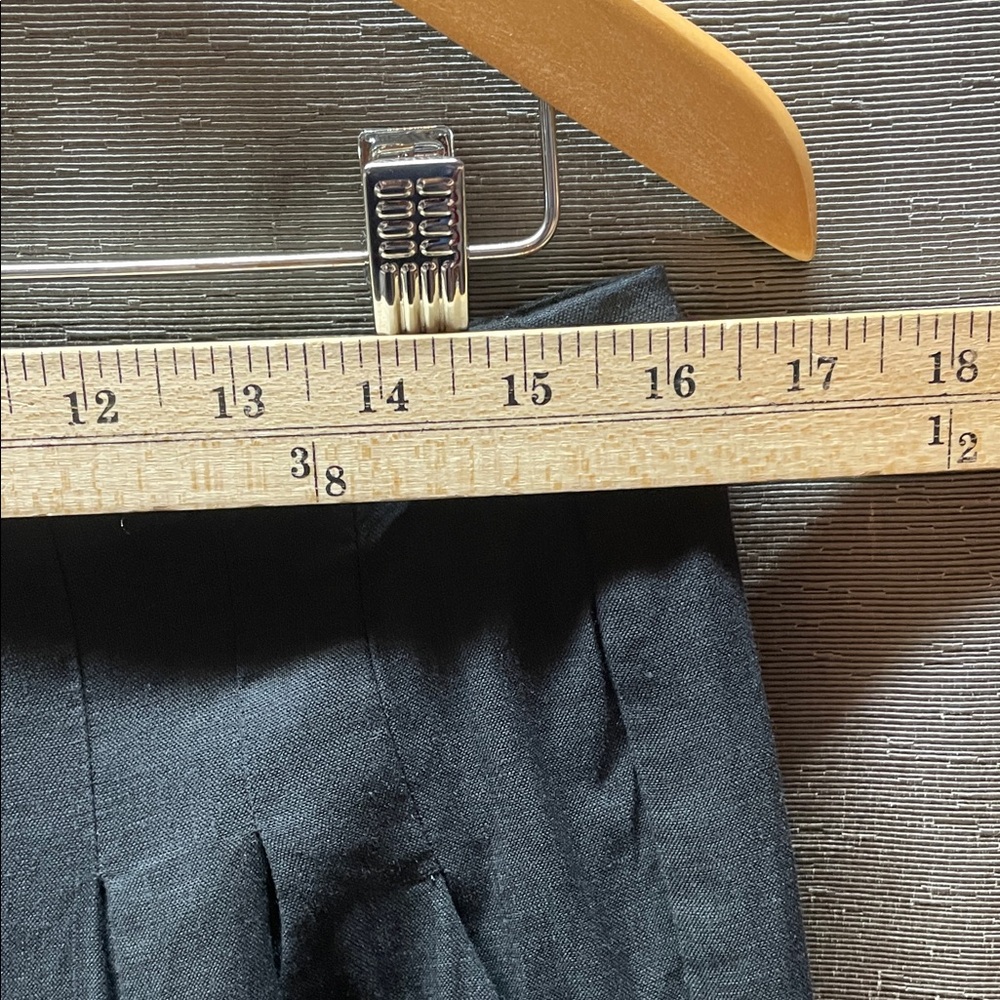 Banana Republic Black High Rise Wide-Leg Pants with Side Pockets - Picture 4 of 11